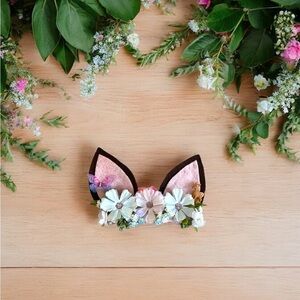 Girls Flower Bambi Headband Birthday Party Headpiece Custom Made Kids Girl’s New